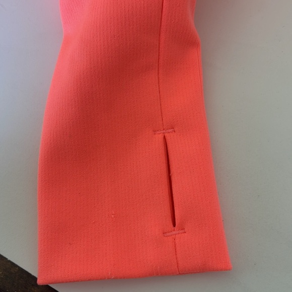 Free People Movement Great Heights Neon Fleece Pullover Orange Thumbholes Size S - Picture 8 of 12